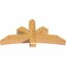 Ekena Millwork Davenport Rough Sawn Timber Gable Bracket, Western Red Cedar, 60"W x 30"H x 6"D x 6"F, 12/12 Pitch GBW060X30X0606DAV00RWR - alternate 5